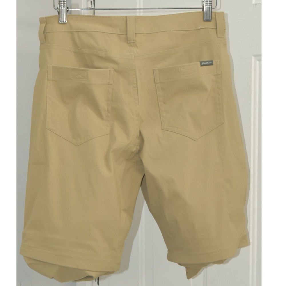 Eddie Bauer Convertible Tech Pants Tan - Picture 8 of 10